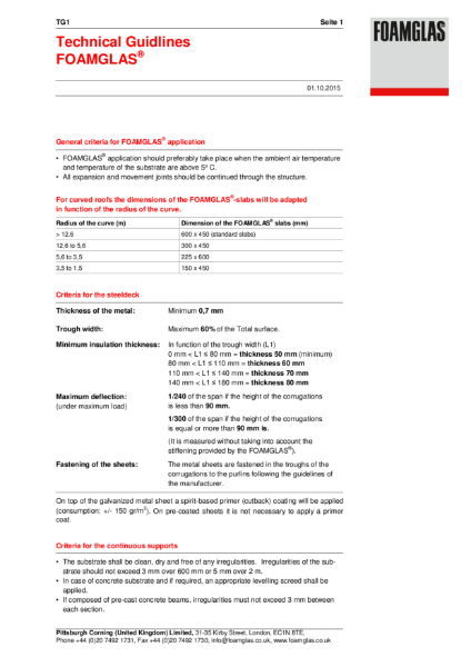 TG1 Technical Guide - Preparation of substrates