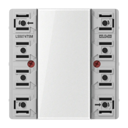 KNX - KNX Standard Push-Button Module, 4-gang, F50, LS Range