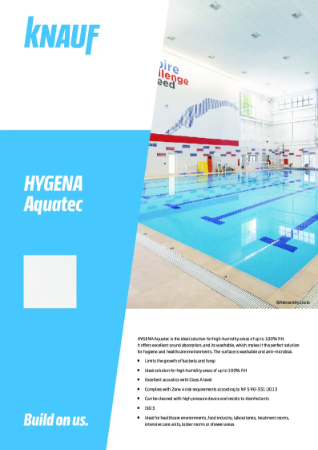 Knauf_Ceilings_HYGENA Aquatec_Datasheet_EN