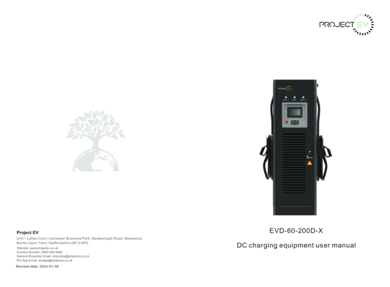 EVD-60-200D-X DC charging equipment user manual