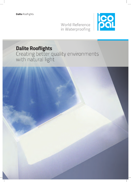 Icopal Dalite Rooflights for Natural Light and Light Distribution