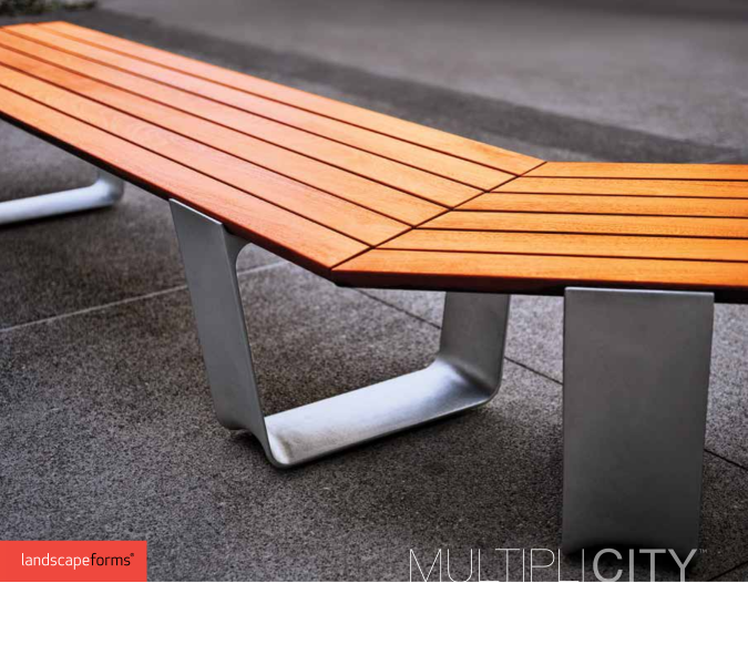 Landscape Forms MultipliCity Street Furniture Collection