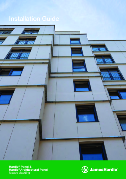 Hardie® Panel Installation Guide