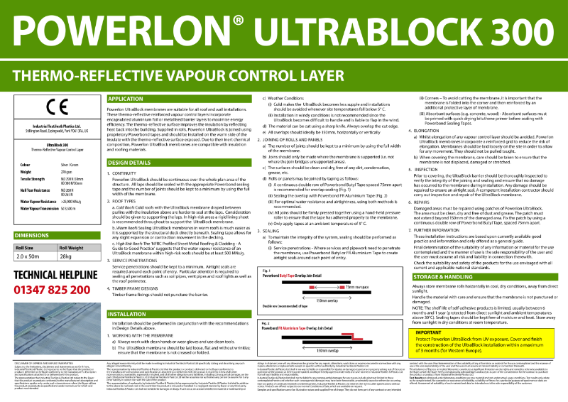 Powerlon ® UltraBlock 300 Inst R3-3