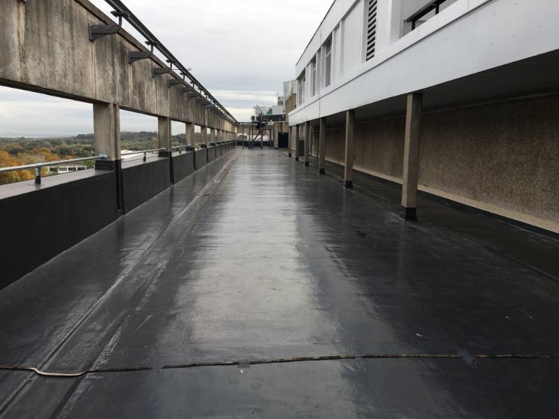Roof Refurbishment for the University of Edinburgh - IKO Polimar EC/UV Liquid System