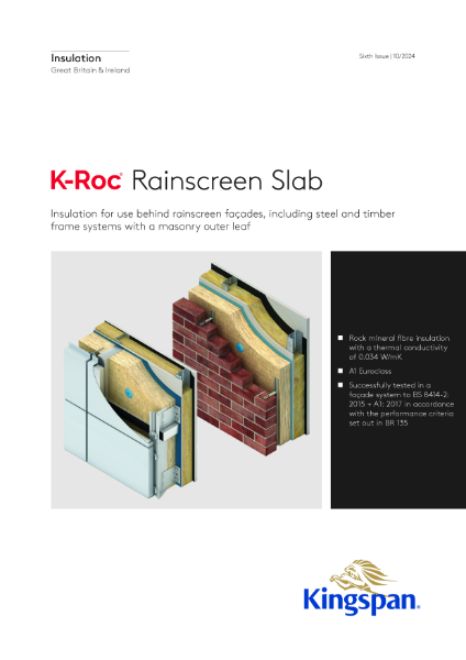 Kingspan K-Roc Rainscreen Slab brochure