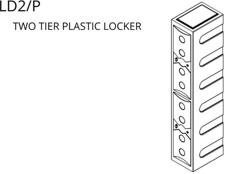 Wet Area And Food Grade Anti Vandal Plastic Lockers - Lockers