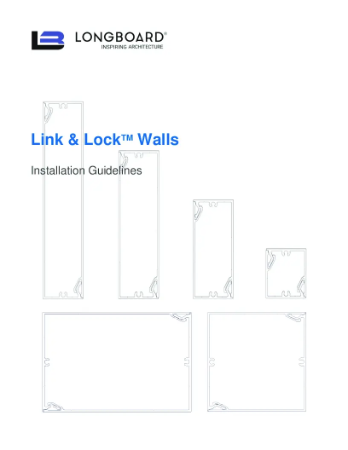INTERIOR LINK LOCK WALLS