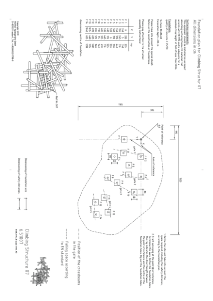 Timberplay Climbing Frames - Climbing Structure 07 - Foundations Instructions