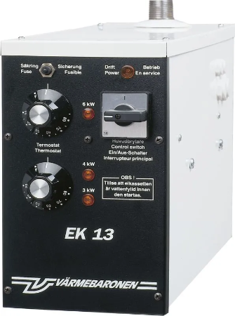 El - Tilleggsvarme - Elektrisk kassett - 3 trinn EK 13