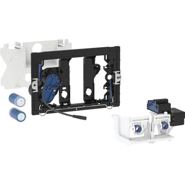 Geberit electronic WC flush control, battery operation, for Sigma concealed cistern 12 cm, for RF-controlled button