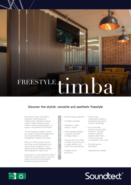 Timba Specification Sheet