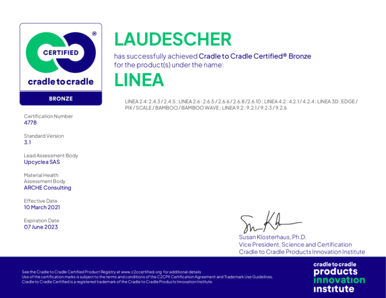 Cradle 2 Cradle - Laudescher Linea