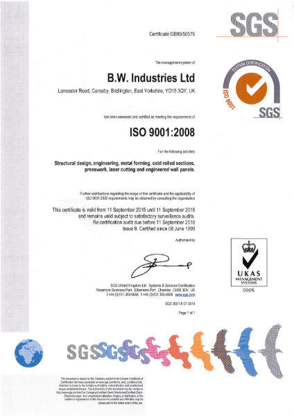 ISO 9001:2008 Certificate