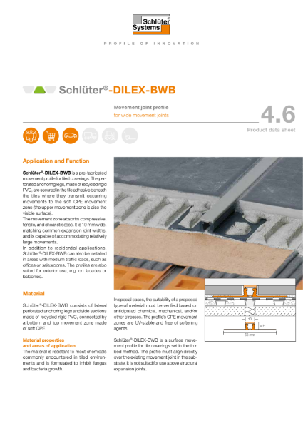 Schlüter-DILEX-BWB