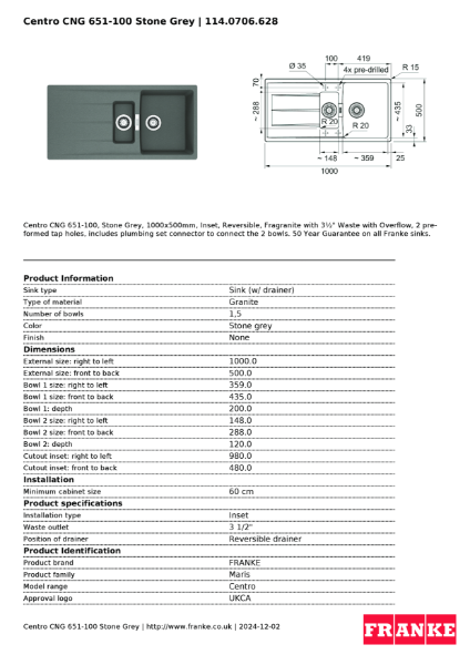 Product Sheet 114.0706.628