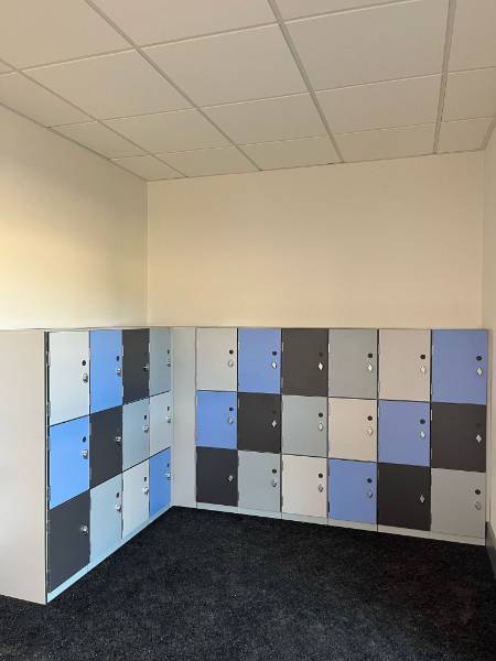 School Lockers at Blofield new Primary School