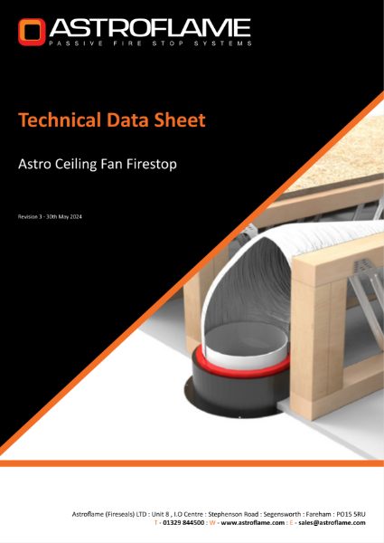 Astro Ceiling Fan Firestop (TDS)