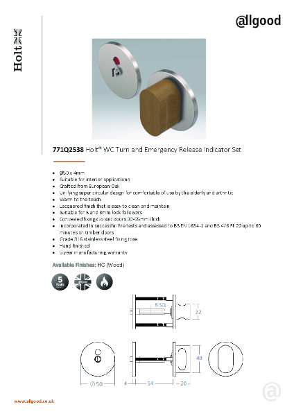 HO771Q2538 Datasheet Iss05