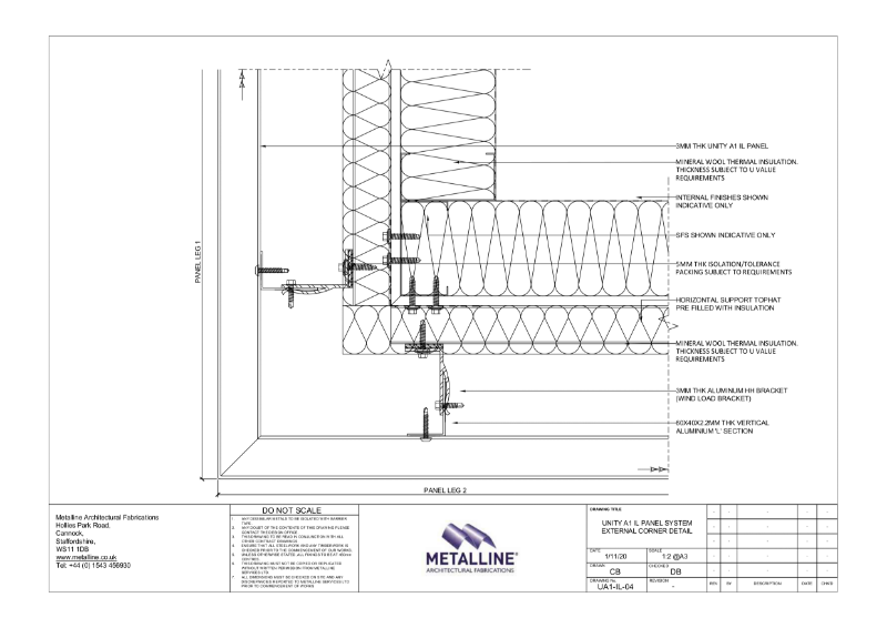 Unity A1 IL-04 Technical Drawing