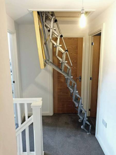 Supreme loft ladder provides easy access to loft for everyday use in family home