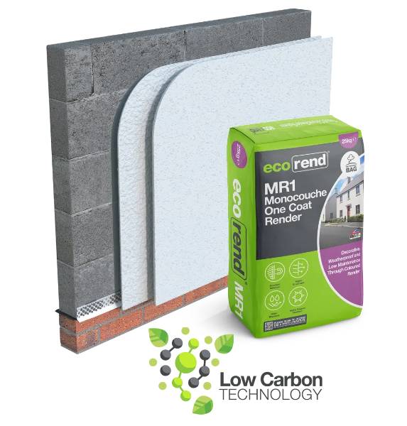 MR1 Monocouche One Coat Render - Cementitious Render