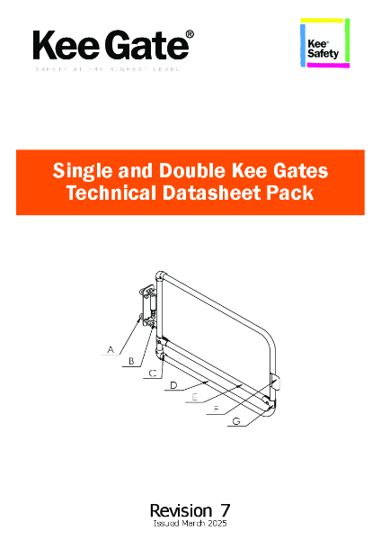 Kee Gate® Single and Double Revision 7 Issued March 2025 Technical Datasheet Pack