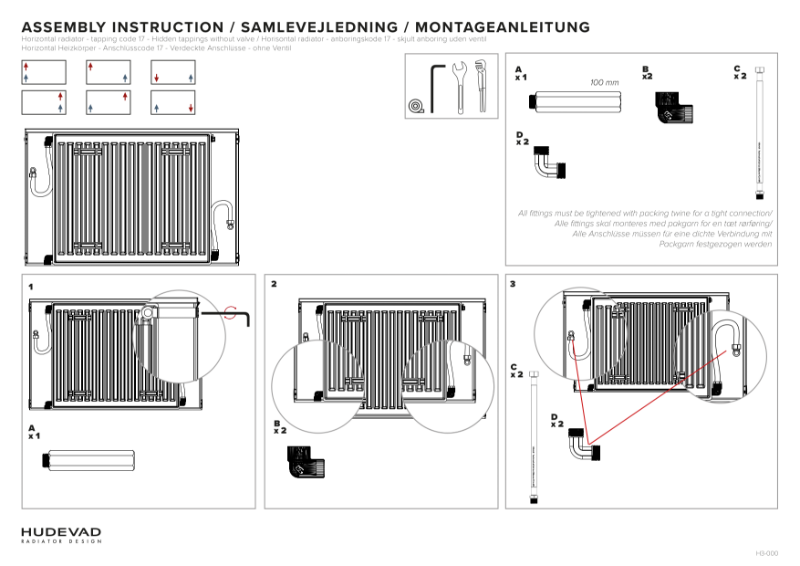 Hudevad Horizontal Instructions Tapping Code 17