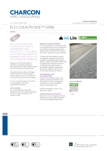 Charcon Eco Countryside® kerb