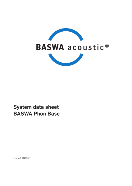 BASWA Phon Base - acoustic plaster ceiling system