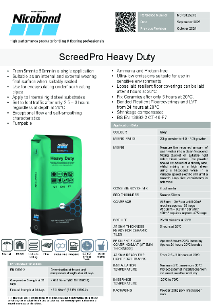 Nicobond ScreedPro Heavy Duty