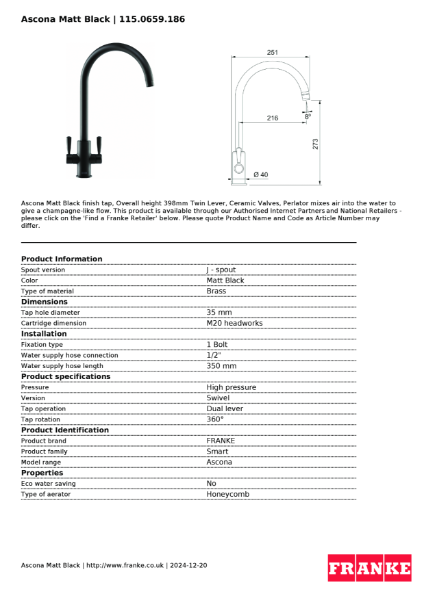 Product Sheet 115.0659.186