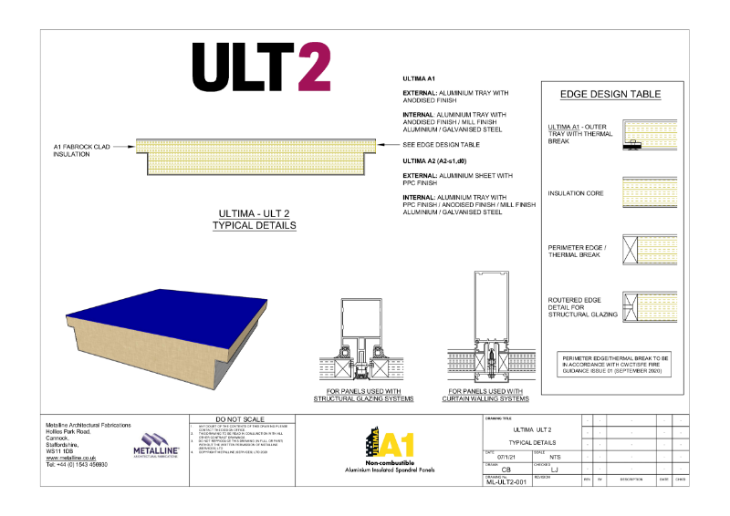 ULTIMA ULT-2 Technical Drawing