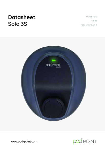 Pod Point Solo 3S Datasheet