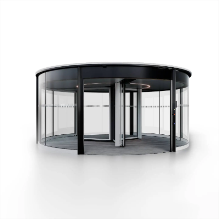 Boon Edam Orbit Trisens | Revolving Sliding Door