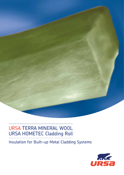 URSA HOMETEC CLADDING ROLLS Technical Brochure