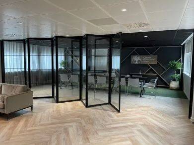MG900 Single Glazed Sliding Folding Partitions  - Single Glazed Sliding Folding Partitions