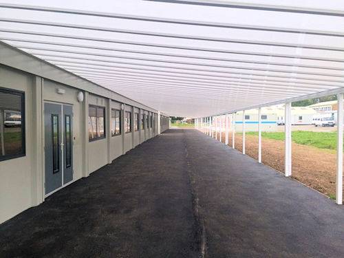 Cantonian High School - Coniston wall mounted canopy