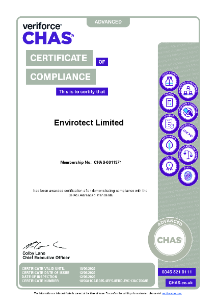 Advanced Certificate of Compliance 