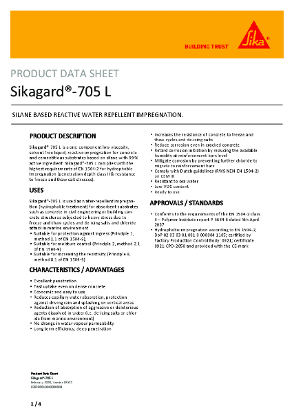 Sikagard®-705 L - Product Data Sheet