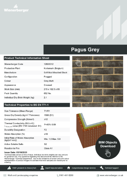 Pagus Grey Data Sheet