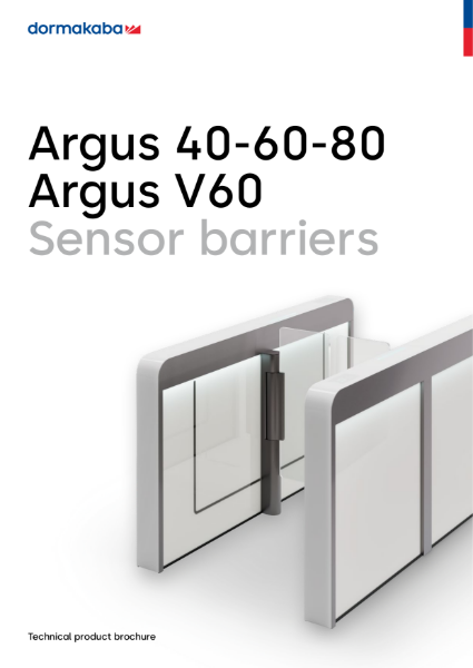 Sensor Barrier Argus 40 - 60 - 80 / Argus V60 Technical Product Brochure