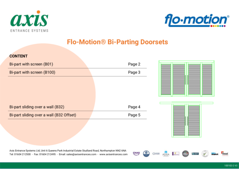 Axis Flo-Motion Bi-Parting Doorsets (PDF) V3