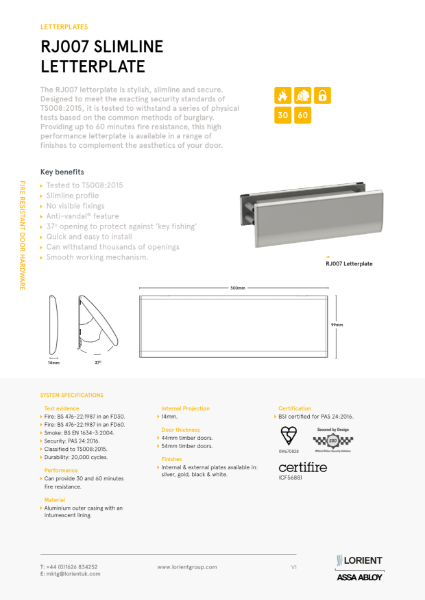 RJ007 datasheet