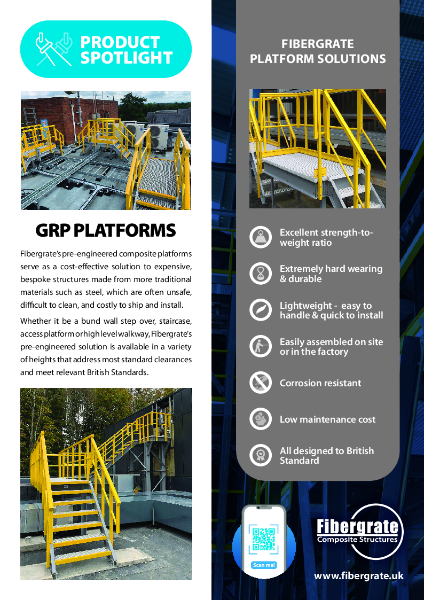 Fibergrate Platforms - Data Sheet