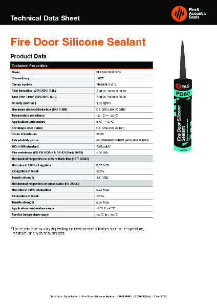 FAS Silicone Technical Datasheet