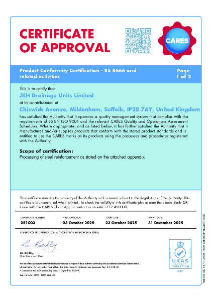 CARES Certificate of Approval