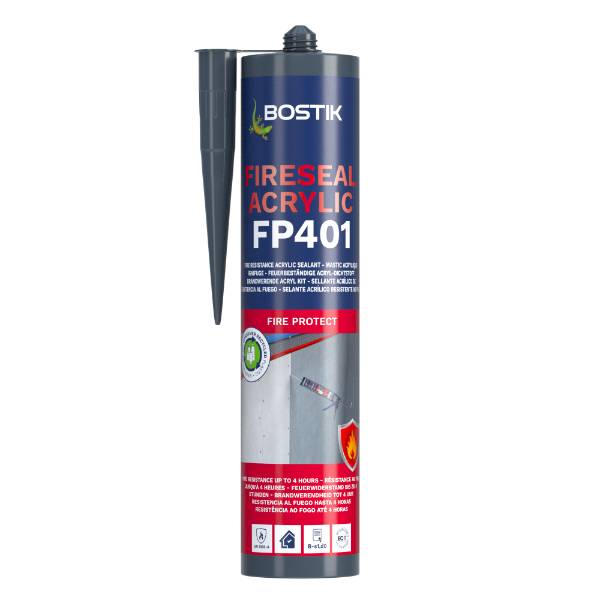 Bostik Professional FP401 - Fireseal Acrylic Sealant - Fire Resistant Acrylic Sealant