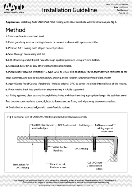 installation_guideline_sn293_wl_280_steel_rawlnut_m6cskmachine