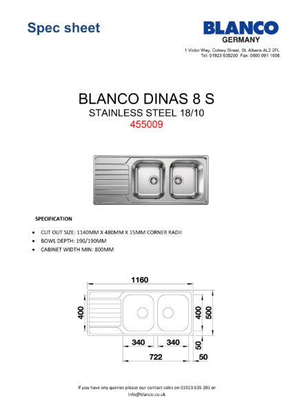 455009_Spec Sheet_BLANCO DINAS 8 S
